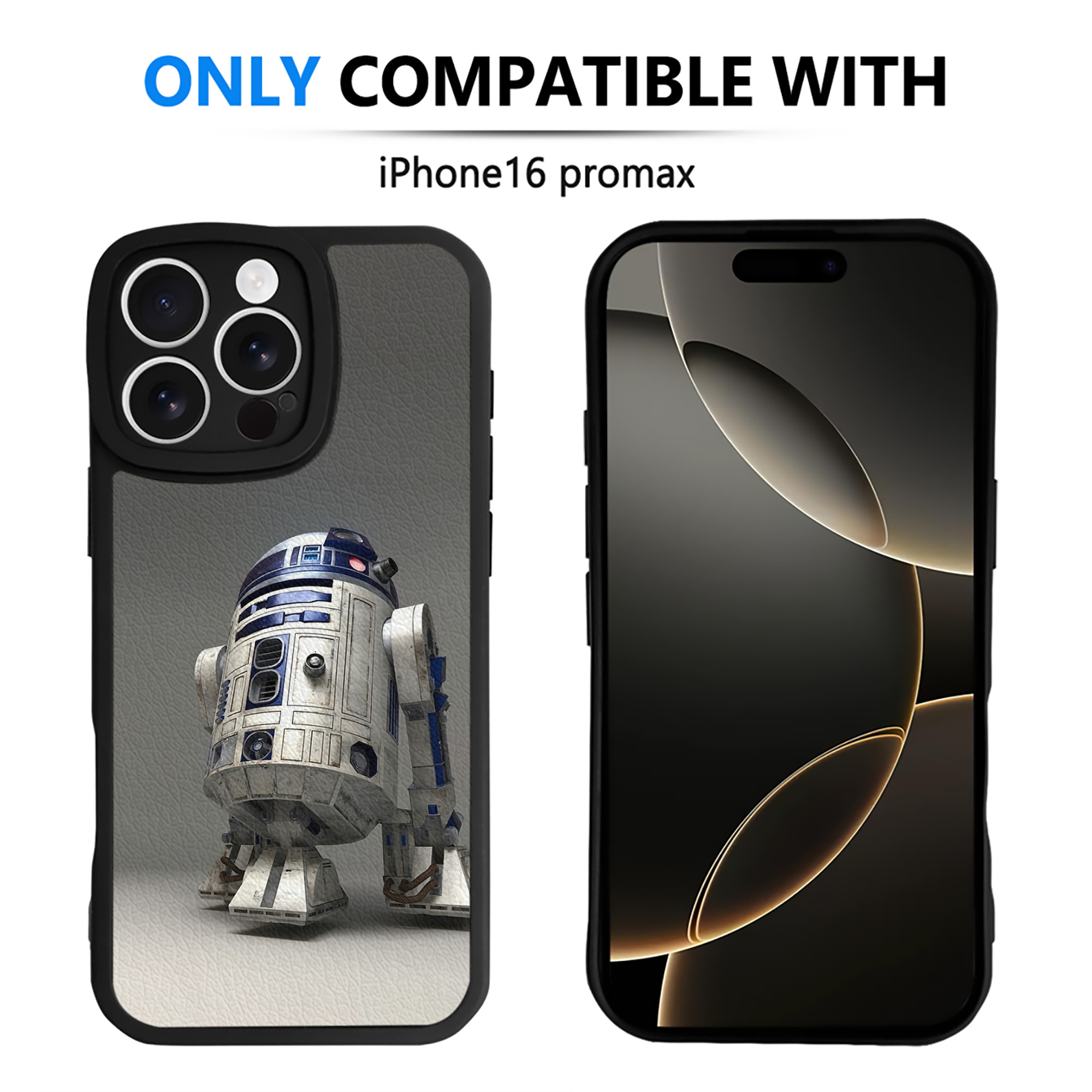 （画像用） スター・ウォーズ Star Wars 【iPhone 16シリーズ対応】シリコンスマホケース（レザー調） 材質：シリコン